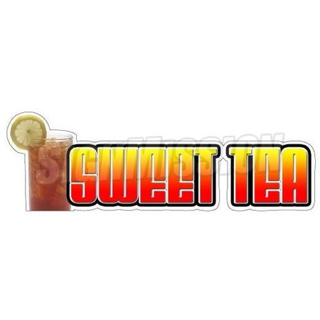 SIGNMISSION Safety Sign, 1.5 in Height, Vinyl, 24 in Length, Sweet Tea D-DC-24-Sweet Tea